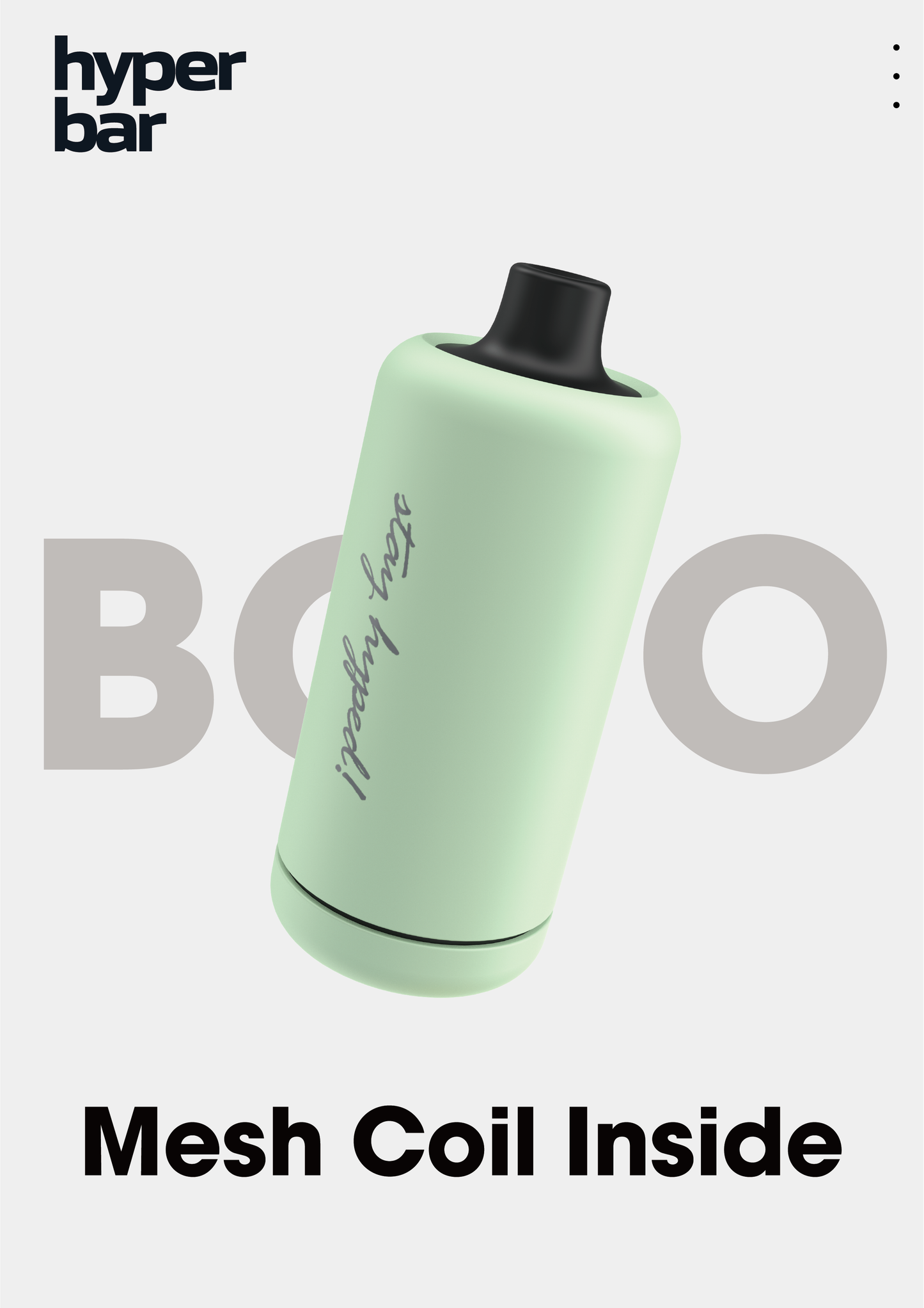 hyperbar BOTO disposable vape Aloe Grape Flavor